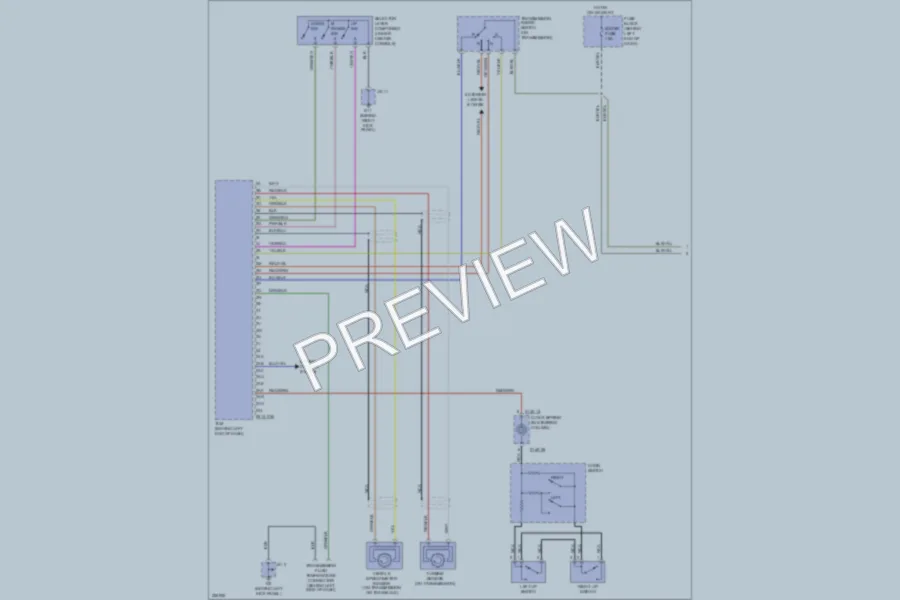 2010 Mazda MX5Miata Transmission wiring diagram preview