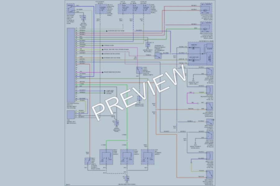 2010 Mazda RX8 Anti Theft wiring diagram preview