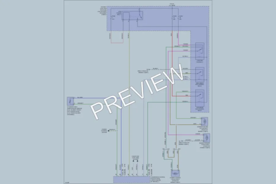 2010 Mazda Tribute Cooling Fan wiring diagram preview