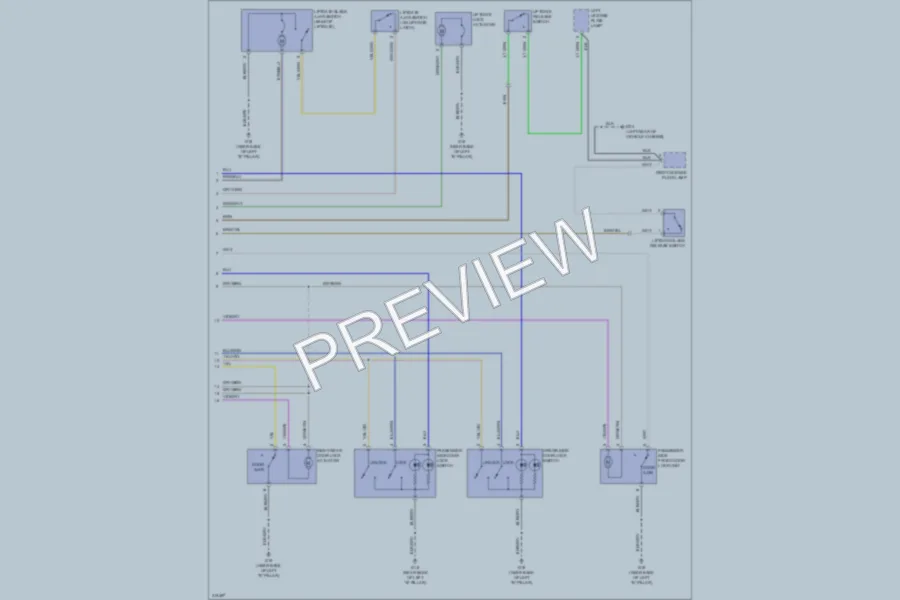 2010 Mazda TributeHybrid Anti Theft wiring diagram preview