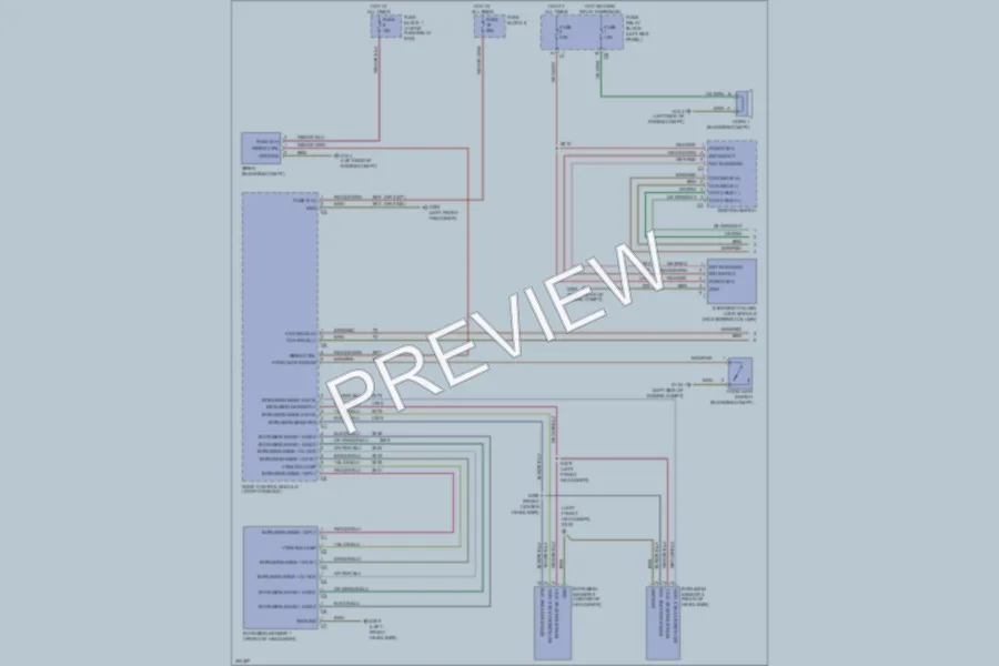 2010 MercedesBenz 2500Sprinter Anti Theft wiring diagram preview
