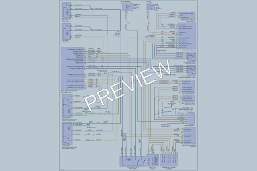 2010 MercedesBenz 2500Sprinter Power Door Locks wiring diagram preview