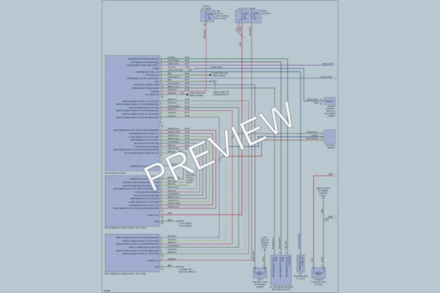 2010 MercedesBenz 3500Sprinter Air Conditioning wiring diagram preview