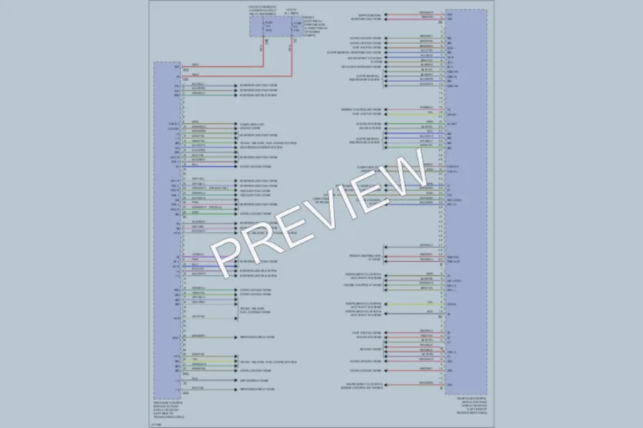 2010 MercedesBenz C300 Body Control Modules wiring diagram preview
