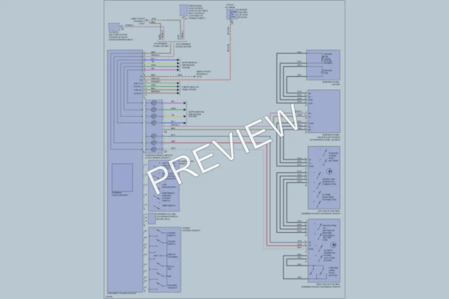 2010 MercedesBenz CLS550 Electronic Power Steering wiring diagram preview