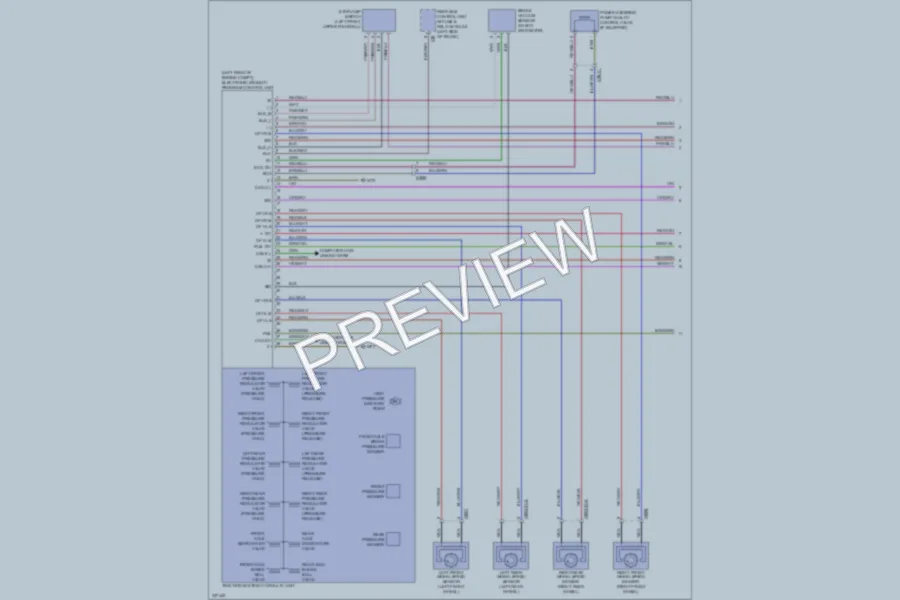 2010 MercedesBenz E550 Anti Lock Brakes wiring diagram preview
