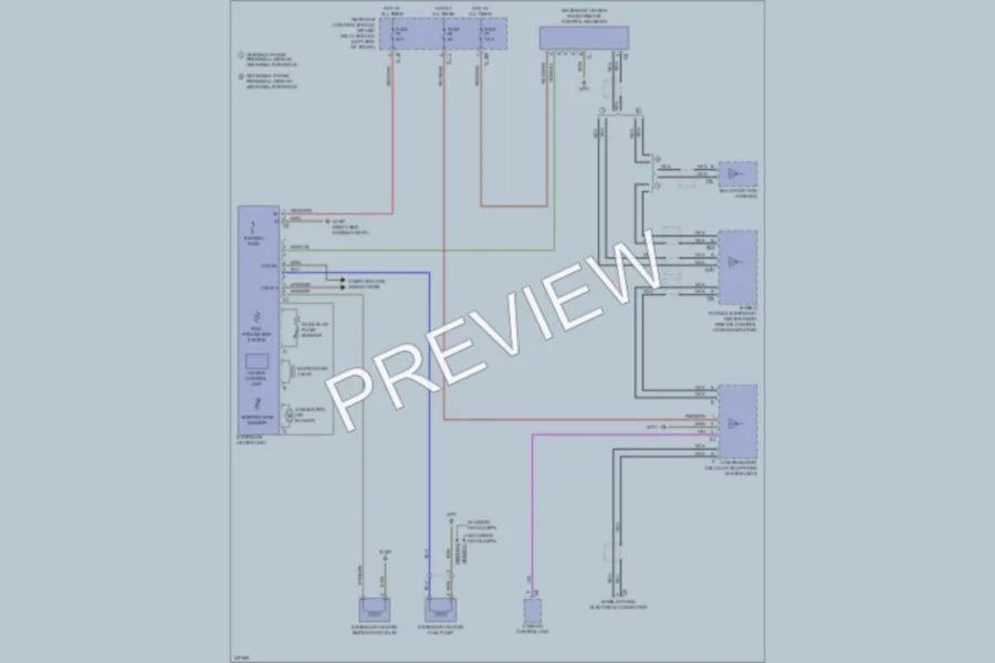 2010 MercedesBenz E550 Engine Accessories wiring diagram preview
