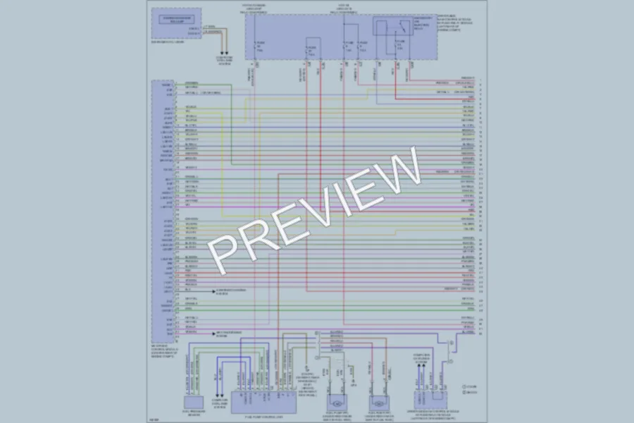 2010 MercedesBenz E550 Engine Performance wiring diagram preview