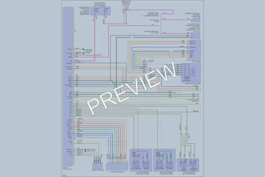 2010 MercedesBenz E550 Radio wiring diagram preview