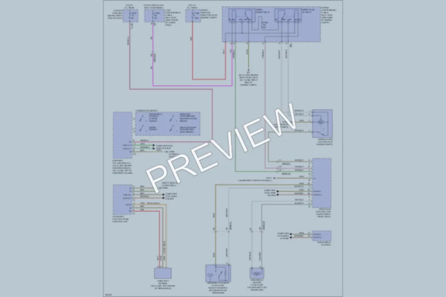 2010 MercedesBenz GL350BLUETEC Wiper Washer wiring diagram preview