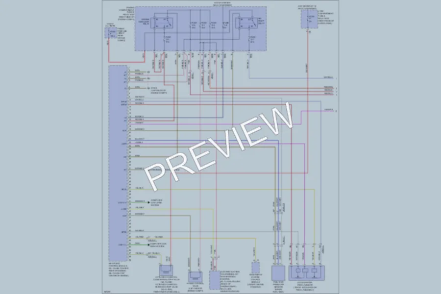 2010 MercedesBenz GL450 Engine Performance wiring diagram preview