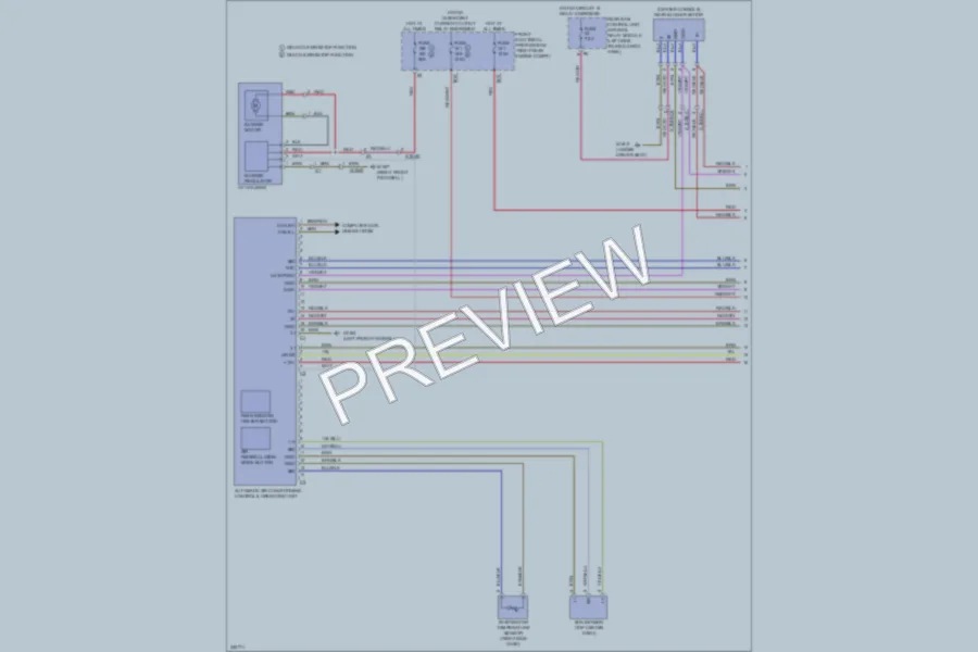 2010 MercedesBenz GLK350 Air Conditioning wiring diagram preview