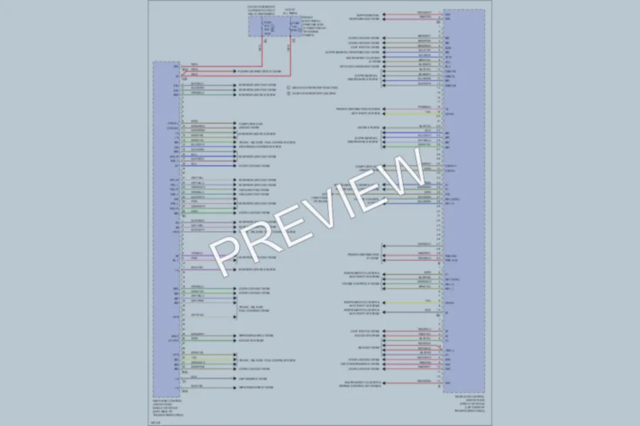 2010 MercedesBenz GLK350 Body Control Modules wiring diagram preview