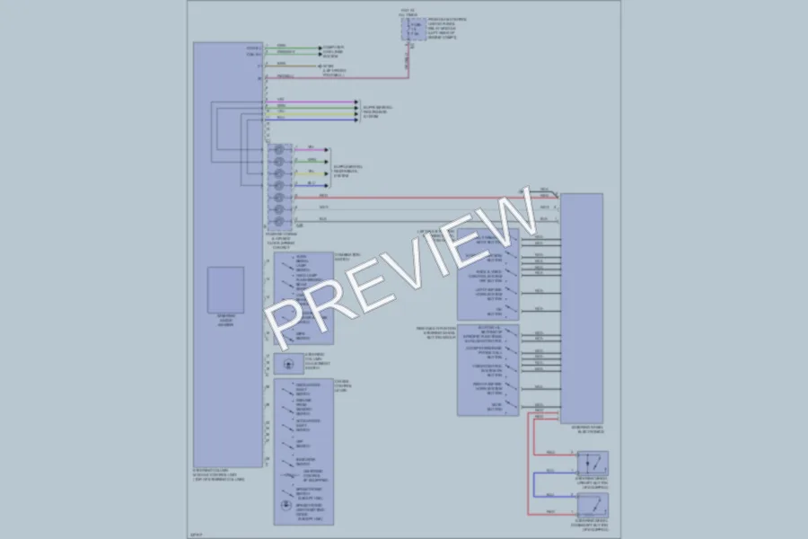2010 MercedesBenz GLK350 Electronic Power Steering wiring diagram preview