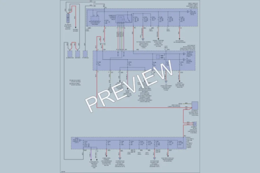2010 MercedesBenz GLK350 Power Distribution wiring diagram preview