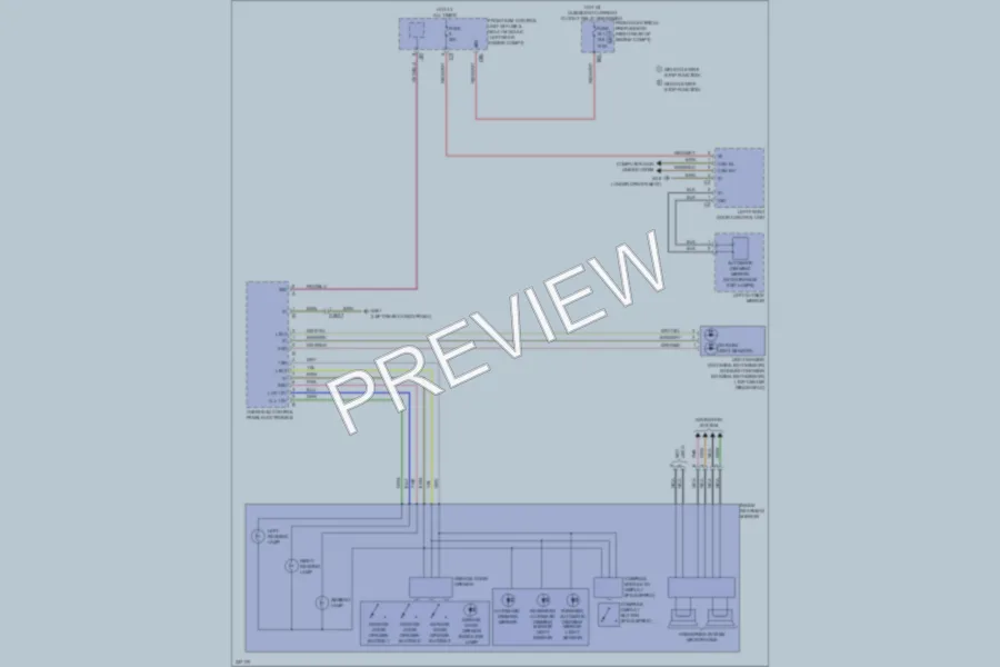 2010 MercedesBenz GLK350 Power Mirrors wiring diagram preview