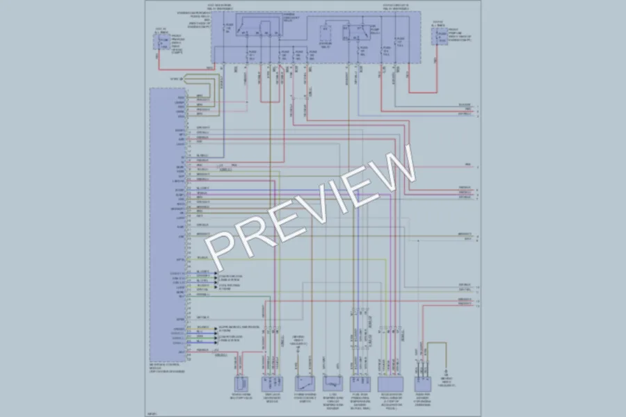 2010 MercedesBenz ML450HYBRID Engine Performance wiring diagram preview