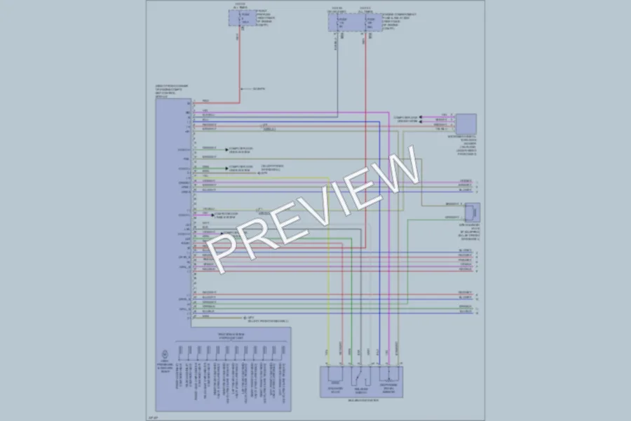 2010 MercedesBenz R350 Anti Lock Brakes wiring diagram preview