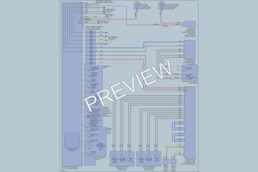 2010 MercedesBenz R350 Electronic Power Steering wiring diagram preview
