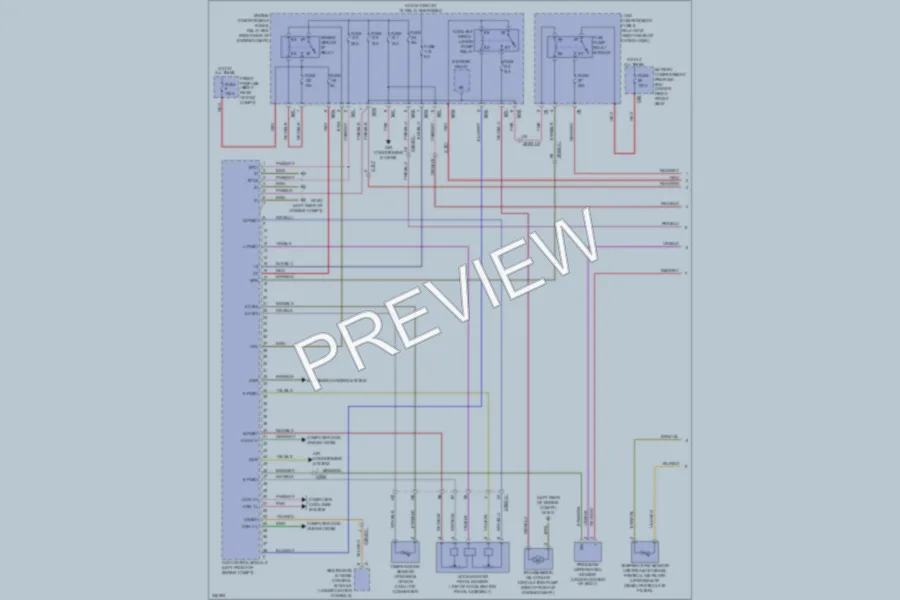 2010 MercedesBenz R350 Engine Performance wiring diagram preview