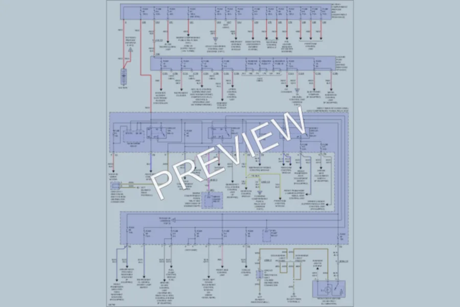 2010 MercedesBenz R350BLUETEC Power Distribution wiring diagram preview