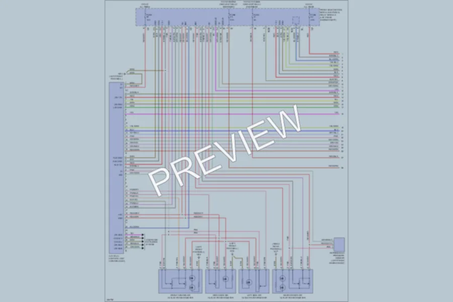 2010 MercedesBenz S400HYBRID Air Conditioning wiring diagram preview