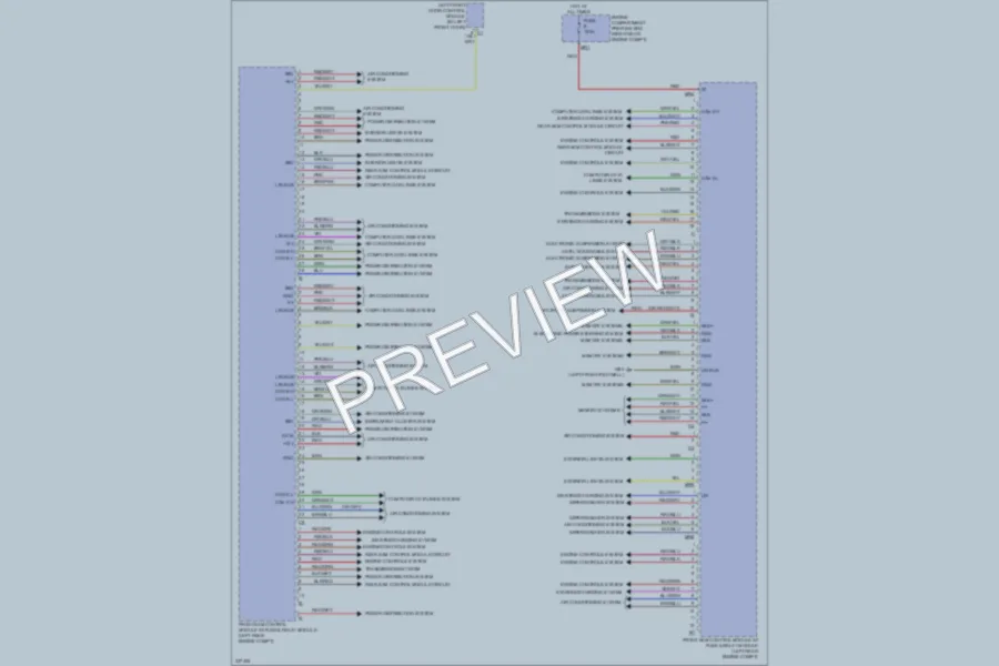 2010 MercedesBenz S400HYBRID Body Control Modules wiring diagram preview
