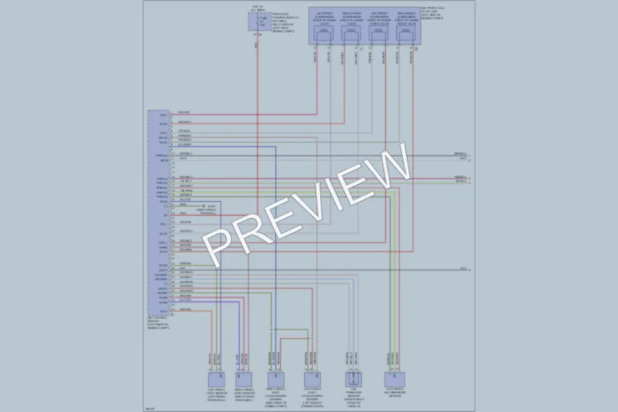 2010 MercedesBenz S400HYBRID Electronic Suspension wiring diagram preview