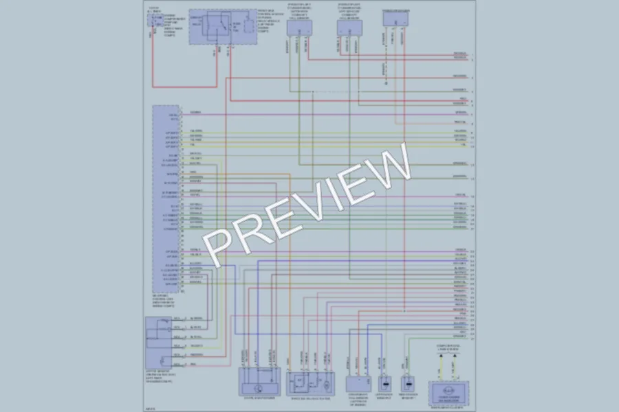 2010 MercedesBenz S400HYBRID Engine Performance wiring diagram preview