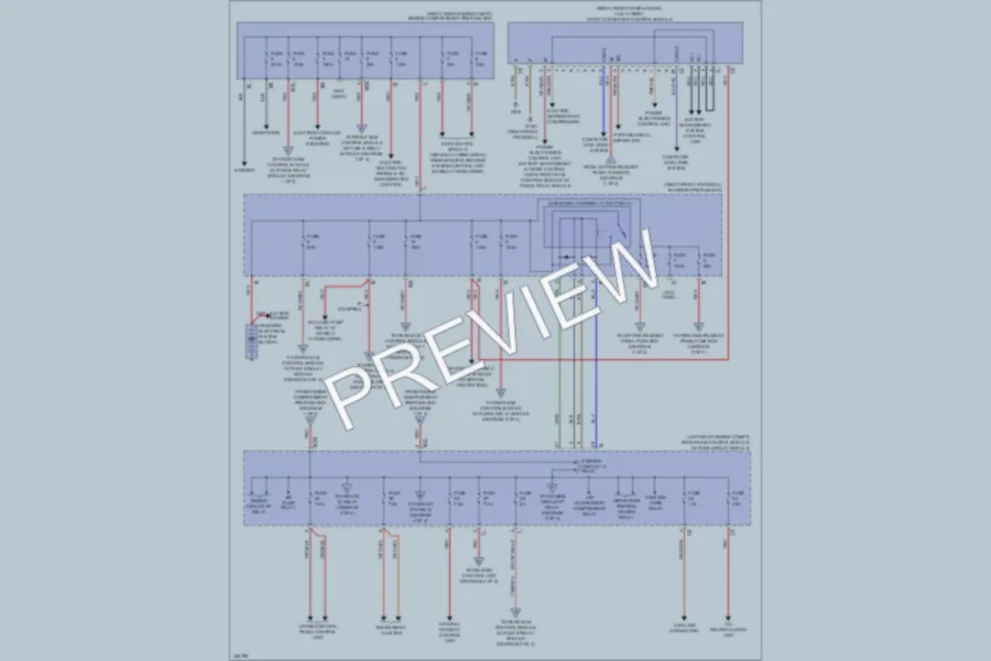 2010 MercedesBenz S400HYBRID Power Distribution wiring diagram preview
