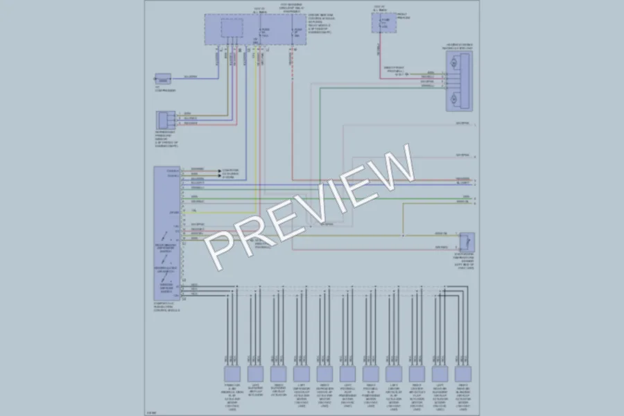 2010 MercedesBenz S550 Air Conditioning wiring diagram preview