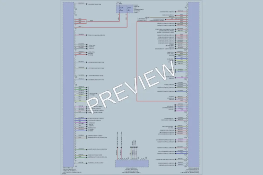 2010 MercedesBenz SLK300 Body Control Modules wiring diagram preview