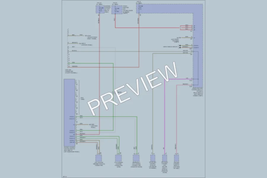 2010 MercedesBenz SLK300 Computer Data Lines wiring diagram preview