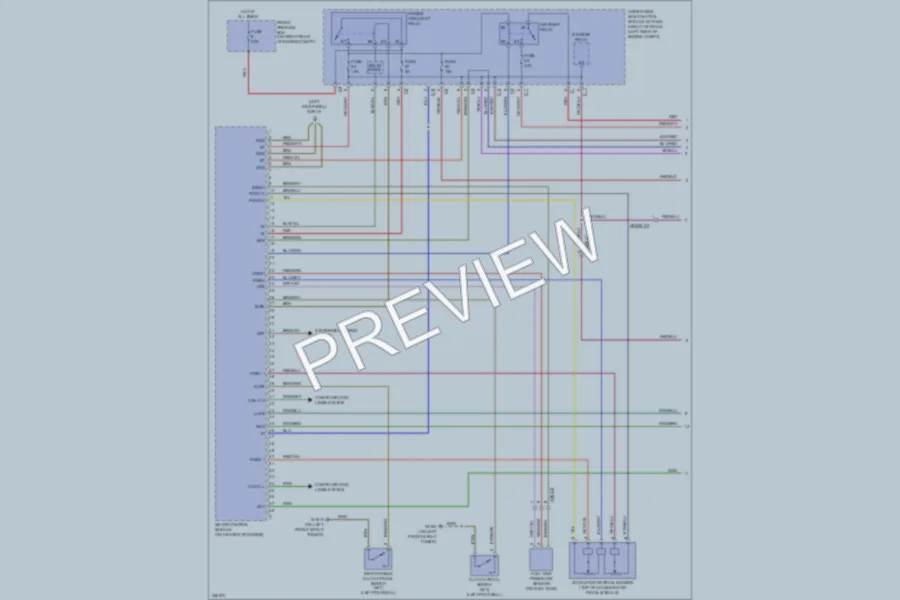 2010 MercedesBenz SLK300 Engine Performance wiring diagram preview