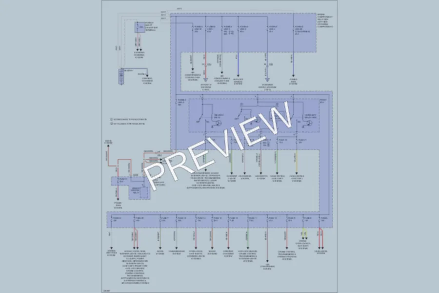 2010 Mitsubishi Eclipse Power Distribution wiring diagram preview