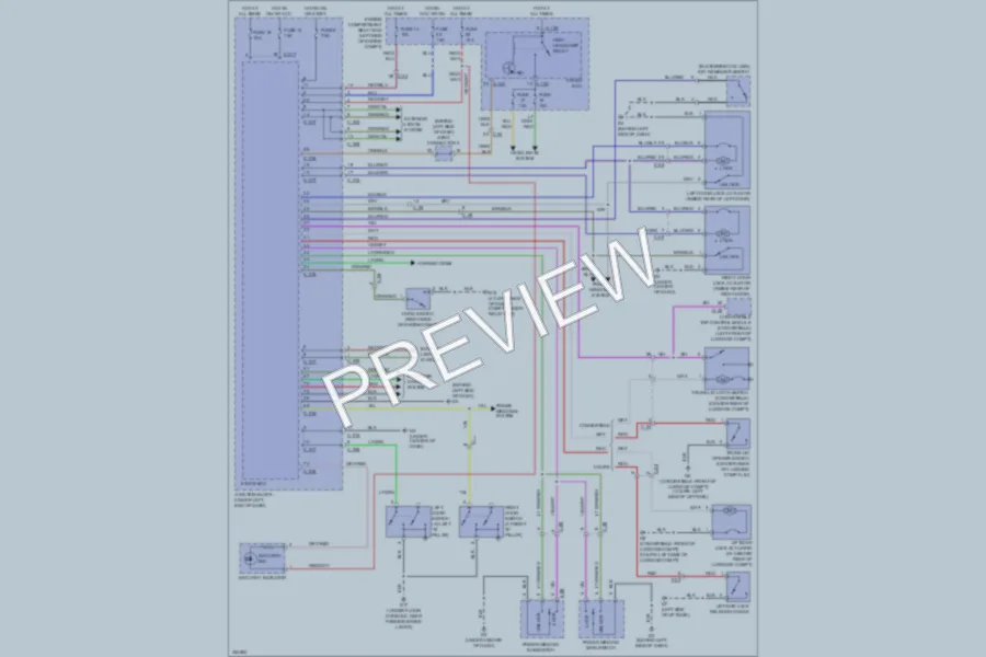 2010 Mitsubishi Eclipse Power Door Locks wiring diagram preview