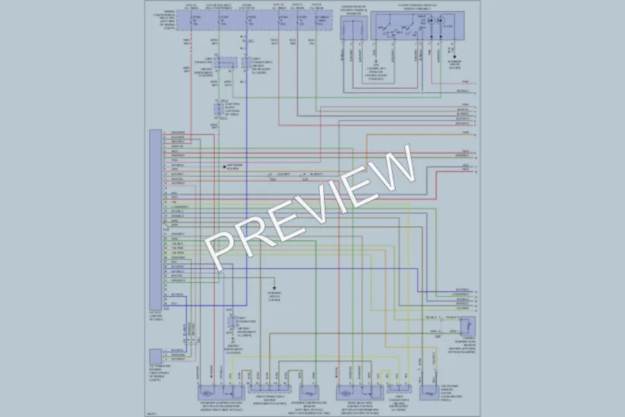 2010 Mitsubishi Endeavor Air Conditioning wiring diagram preview