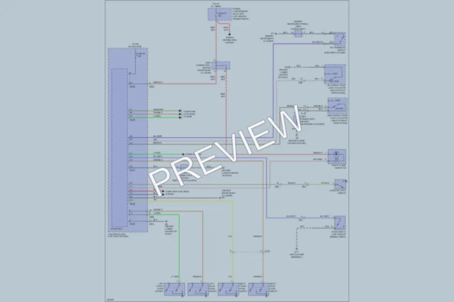 2010 Mitsubishi Endeavor Anti Theft wiring diagram preview