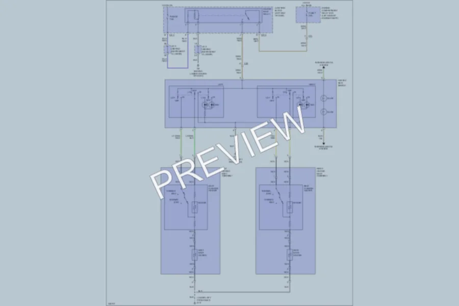2010 Mitsubishi Endeavor Power Seats wiring diagram preview