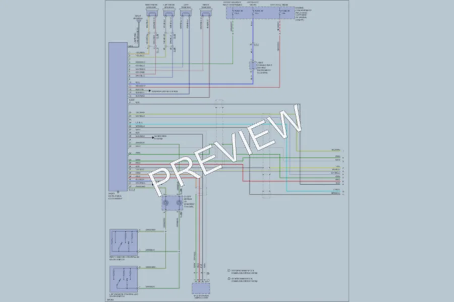 2010 Mitsubishi Endeavor Radio wiring diagram preview