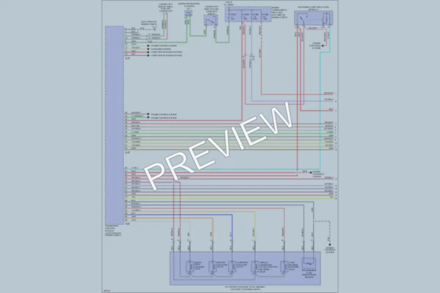 2010 Mitsubishi Endeavor Transmission wiring diagram preview