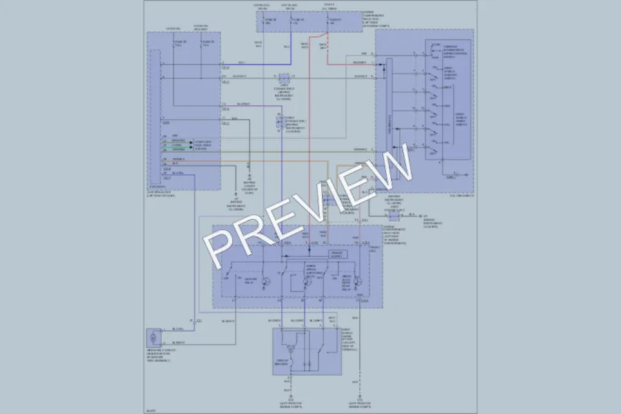 2010 Mitsubishi Endeavor Wiper Washer wiring diagram preview