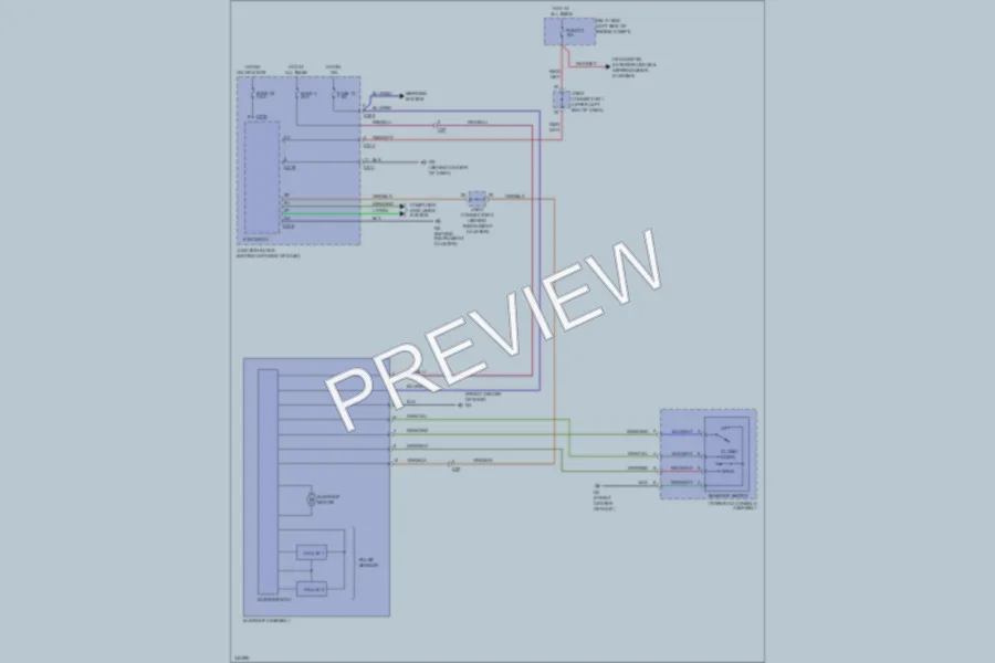 2010 Mitsubishi Galant Power Top Sunroof wiring diagram preview