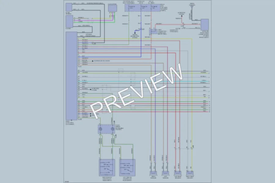 2010 Mitsubishi Galant Radio wiring diagram preview