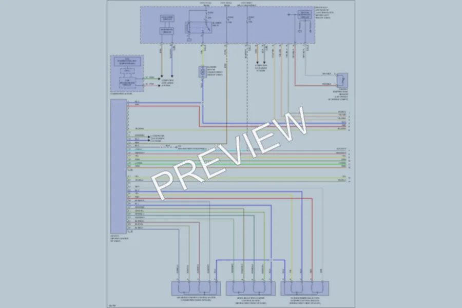 2010 Mitsubishi Lancer Air Conditioning wiring diagram preview
