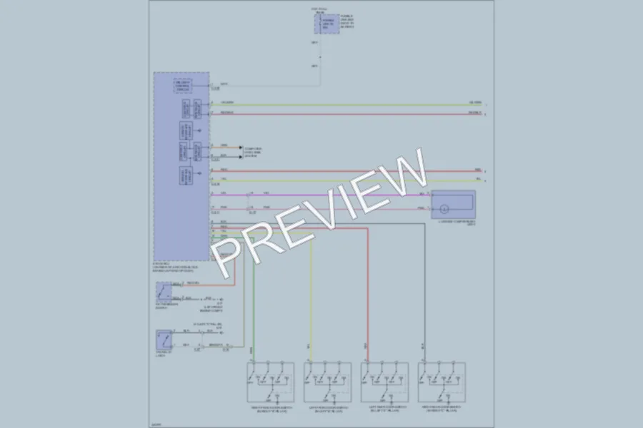 2010 Mitsubishi Lancer Interior Lights wiring diagram preview