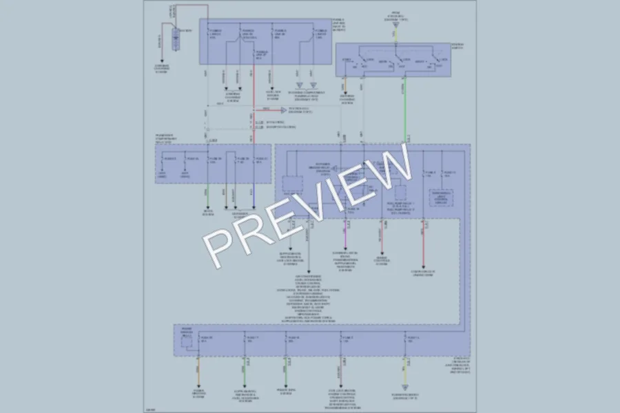 2010 Mitsubishi Lancer Power Distribution wiring diagram preview