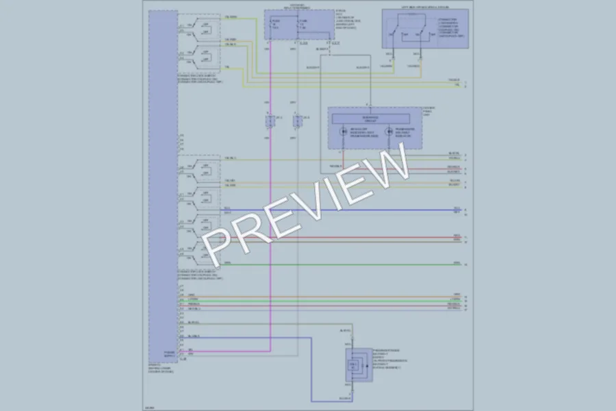 2010 Mitsubishi Lancer Supplemental Restraints wiring diagram preview