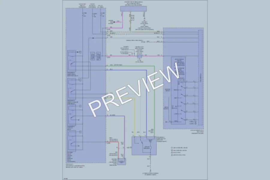 2010 Mitsubishi Lancer Wiper Washer wiring diagram preview