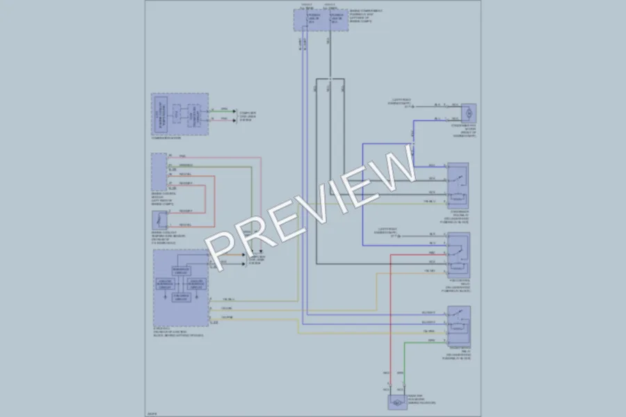 2010 Mitsubishi LancerEvolution Cooling Fan wiring diagram preview